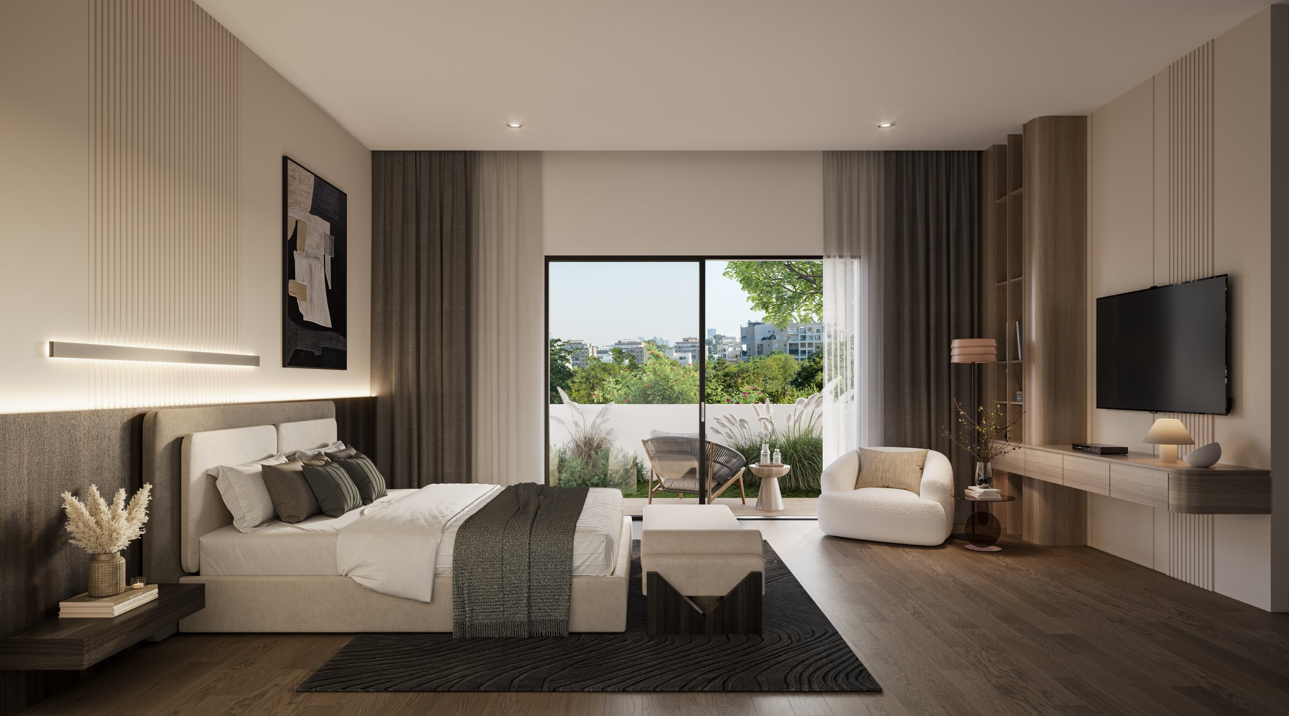 Hod-Hasharon Villas_INT_MASTER BEDROOM